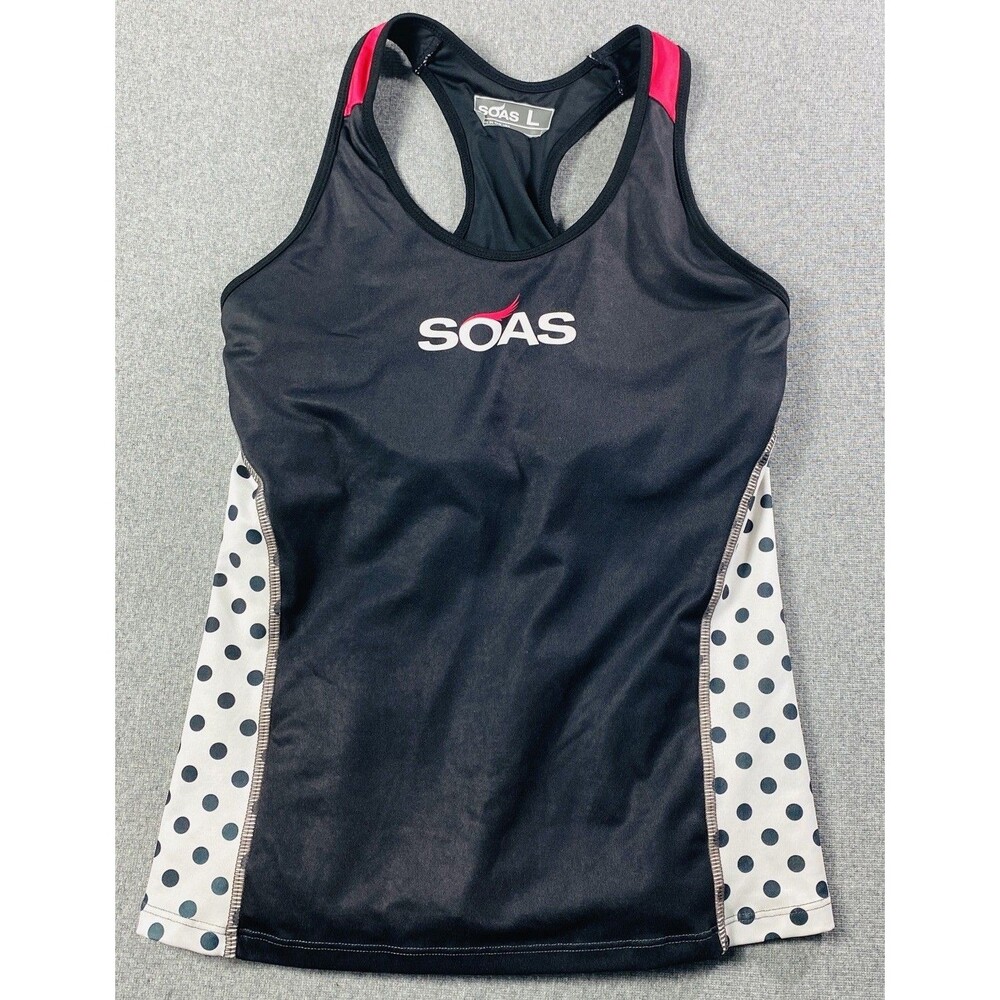 SOAS Womens Triathlon Cycling Tank Top Jersey Size L